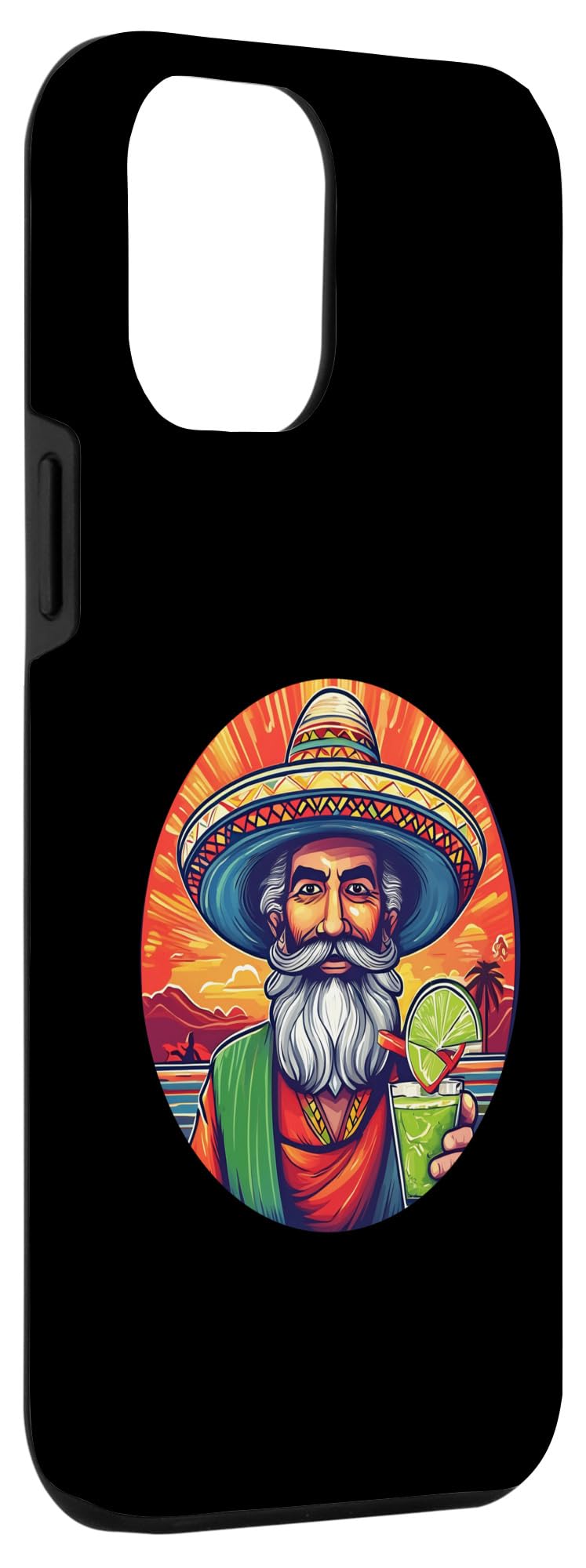iPhone 15 Pro Max 5 de Mayo Party Drinko de Mayo Mexican Man drinking Case - Image 3