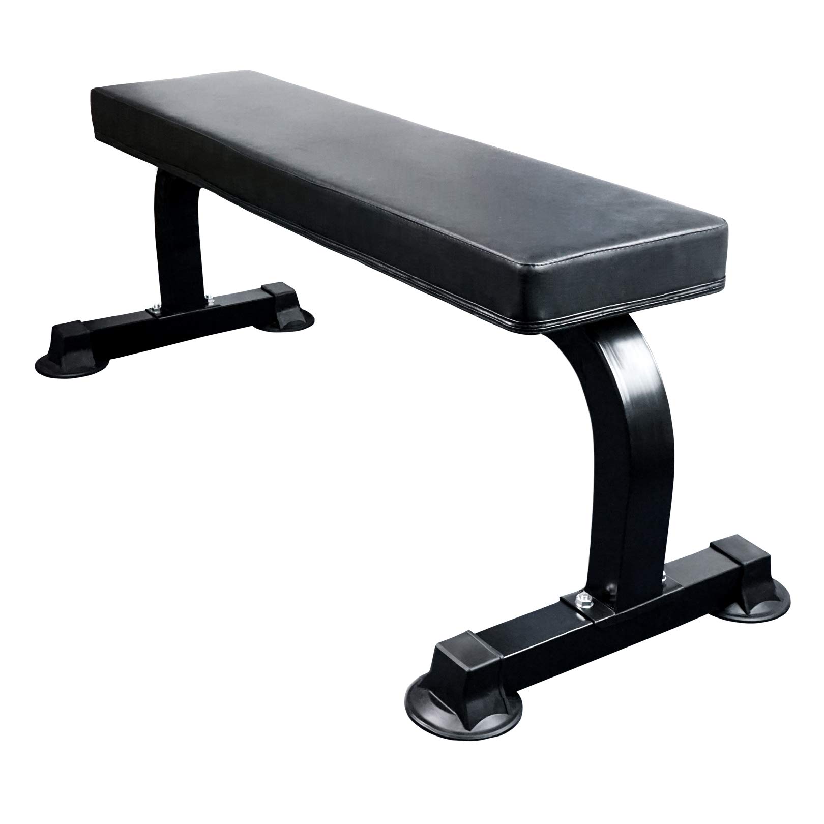 Aoneky Flat Weight Bench, Heavy Duty Standard Competitor Olympic Weight Bench with Thick Cushion for Lifing Weight Training Abdominal Exercise Workout Fitness - 800 lbs Capacity