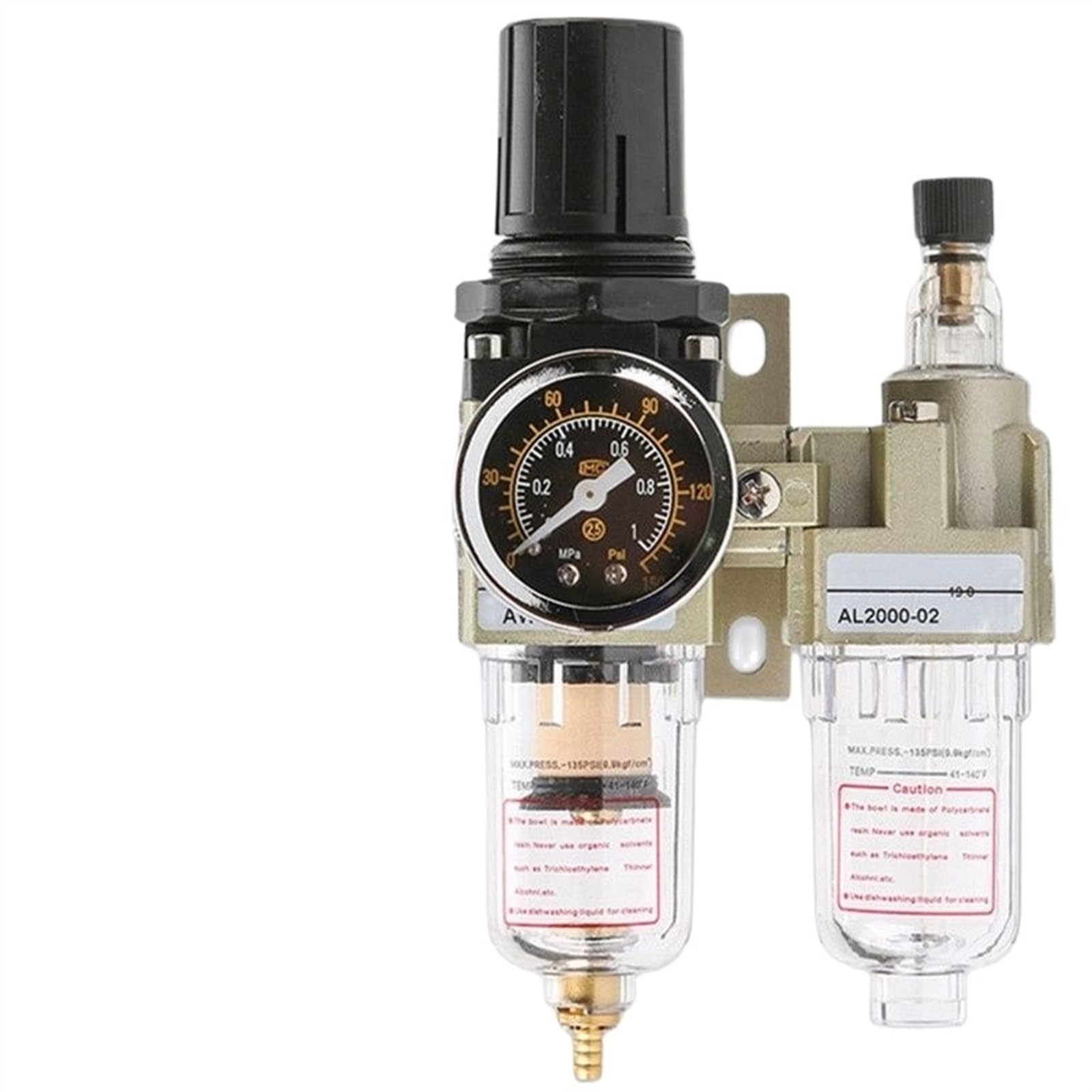 AC2010-020 - Filtro de aire comprimido para tratamiento de aire, regulador de presión, lubricador