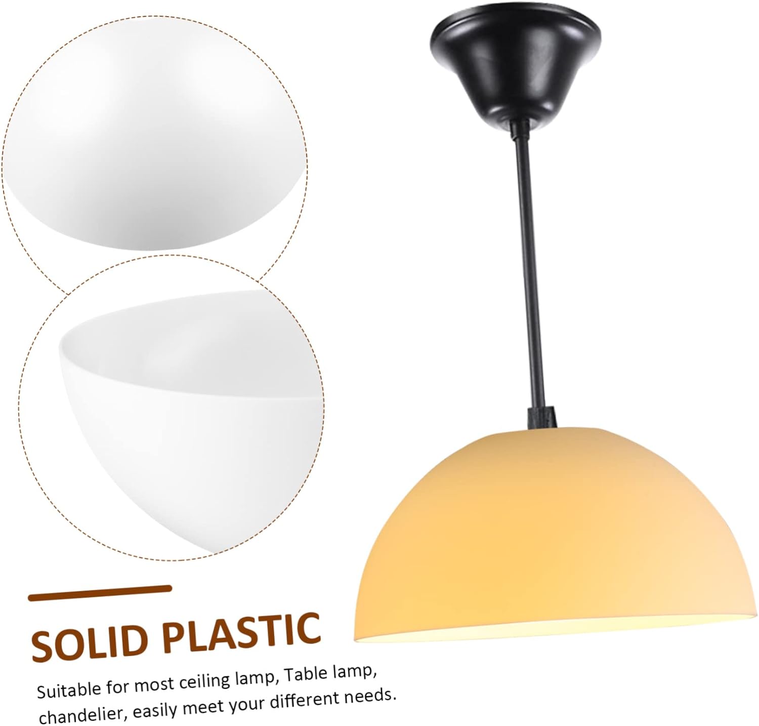 4pcs Modern Lampshades Reusable Plastic Mushroom Lamp Shades Floor Lamp Shade Replacement Protect Desk Floor