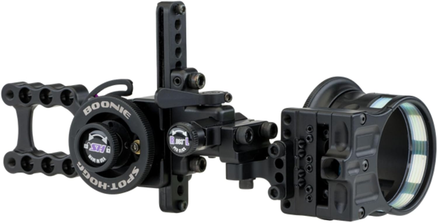 Spot Hogg Boonie Hard Mount | 3 Pin Bow Sight | Right/Left Handed | Pin Size .01/.019/.029 | Made in The USA