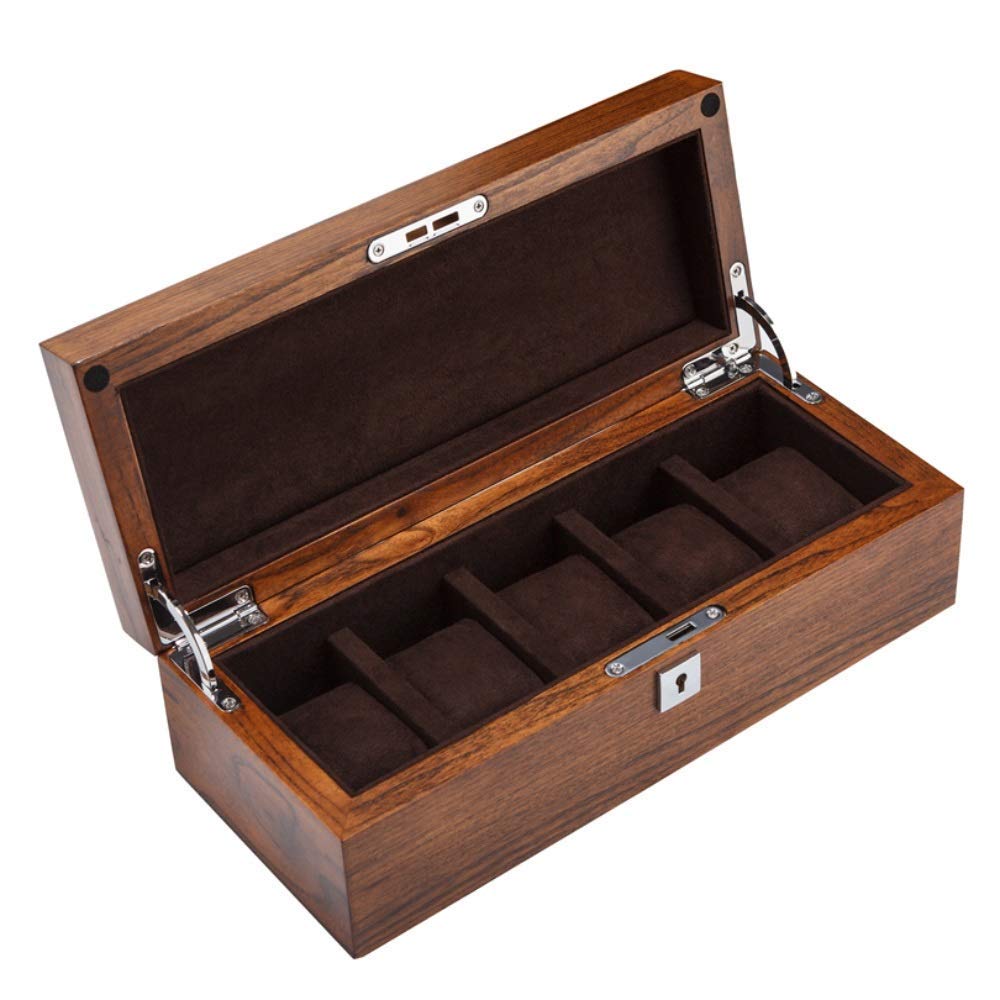 Boîte de montre de collection en bois massif, une idée cadeau idéale