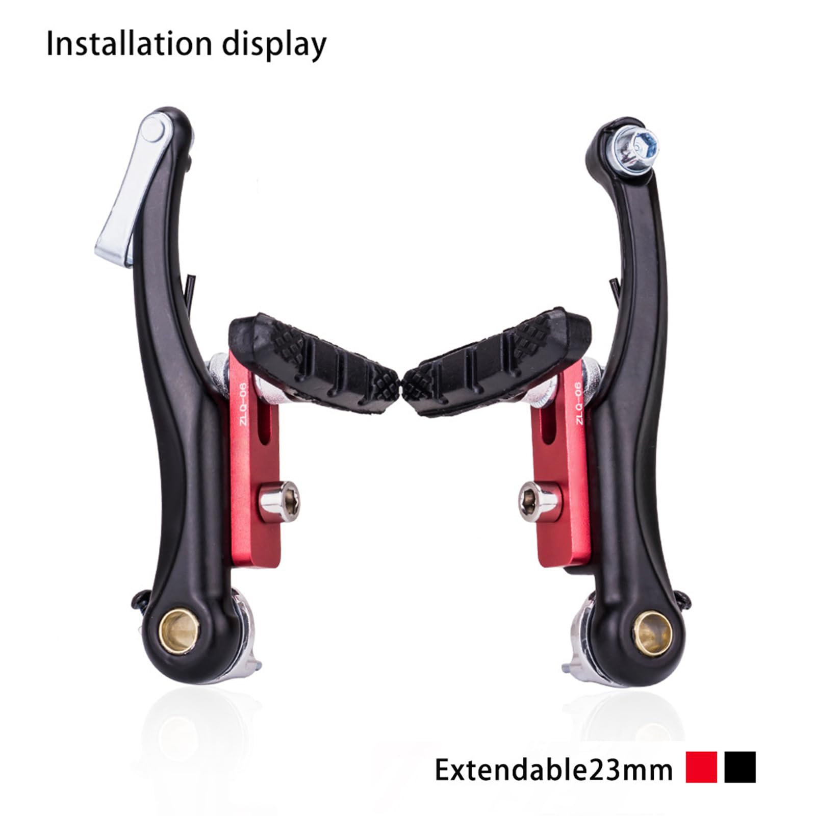 GKOXUQ Bicycles V Brake Calipers Extension Folding Bike Wheel Extend Conversion Mount Bicycles Accessories