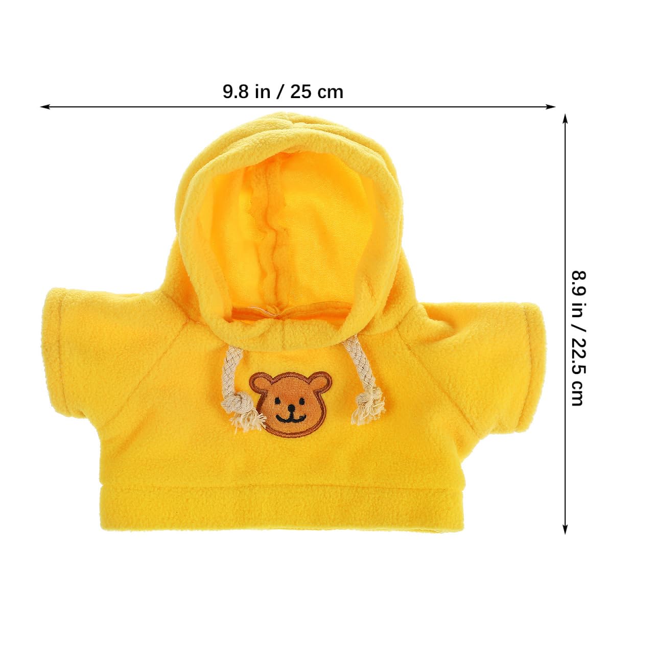 Abaodam Toy Clothes for Stuffed Animals 3pcs Bear Sweater Set Plush Toy Dresses Dolls Costume Interactive and Playful Design