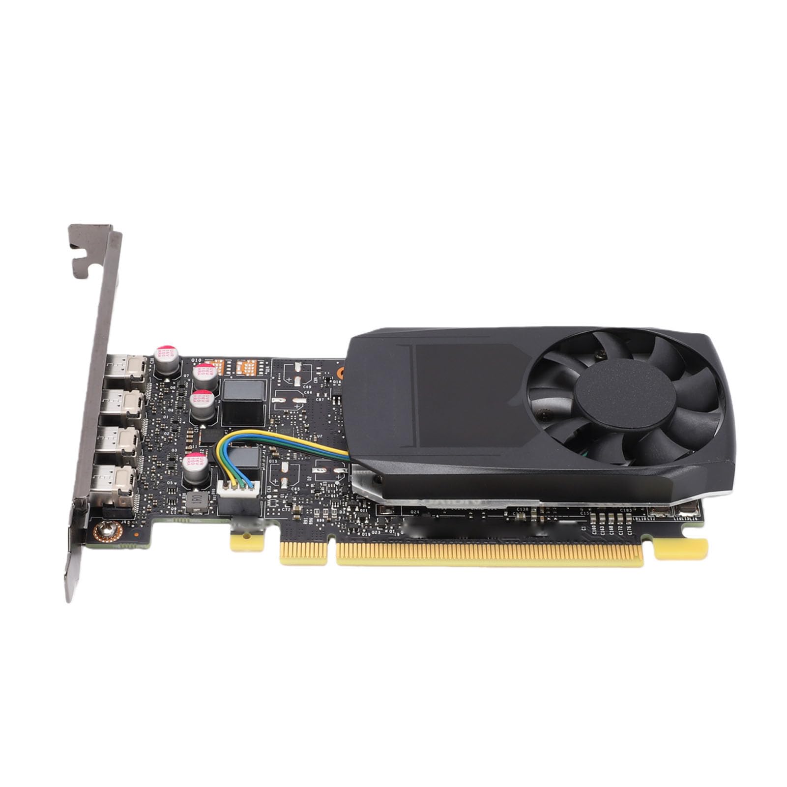 Fabater Scheda Grafica Quadro P1000, 4 GB GDDR5 PCI Express 3.0 X16, 128 Bit, 4 X DisplayPort, Scheda Grafica a Basso Profilo 4K 60 Hz, Video PC per Computer Desktop