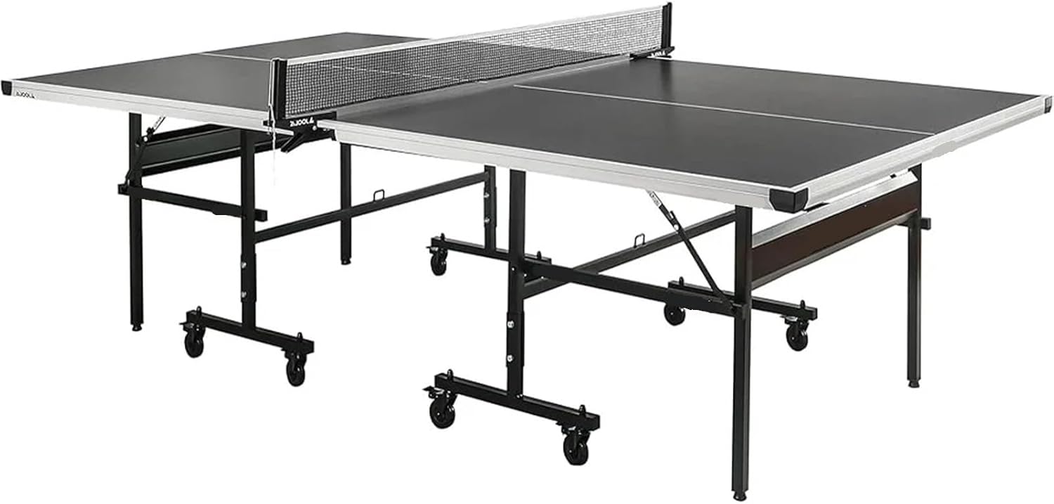 Table Tennis Table Ping Pong Table Easy Assembly 10 Min Quick Clamp Net Durable Folding Tennis Equipment All Skill Levels