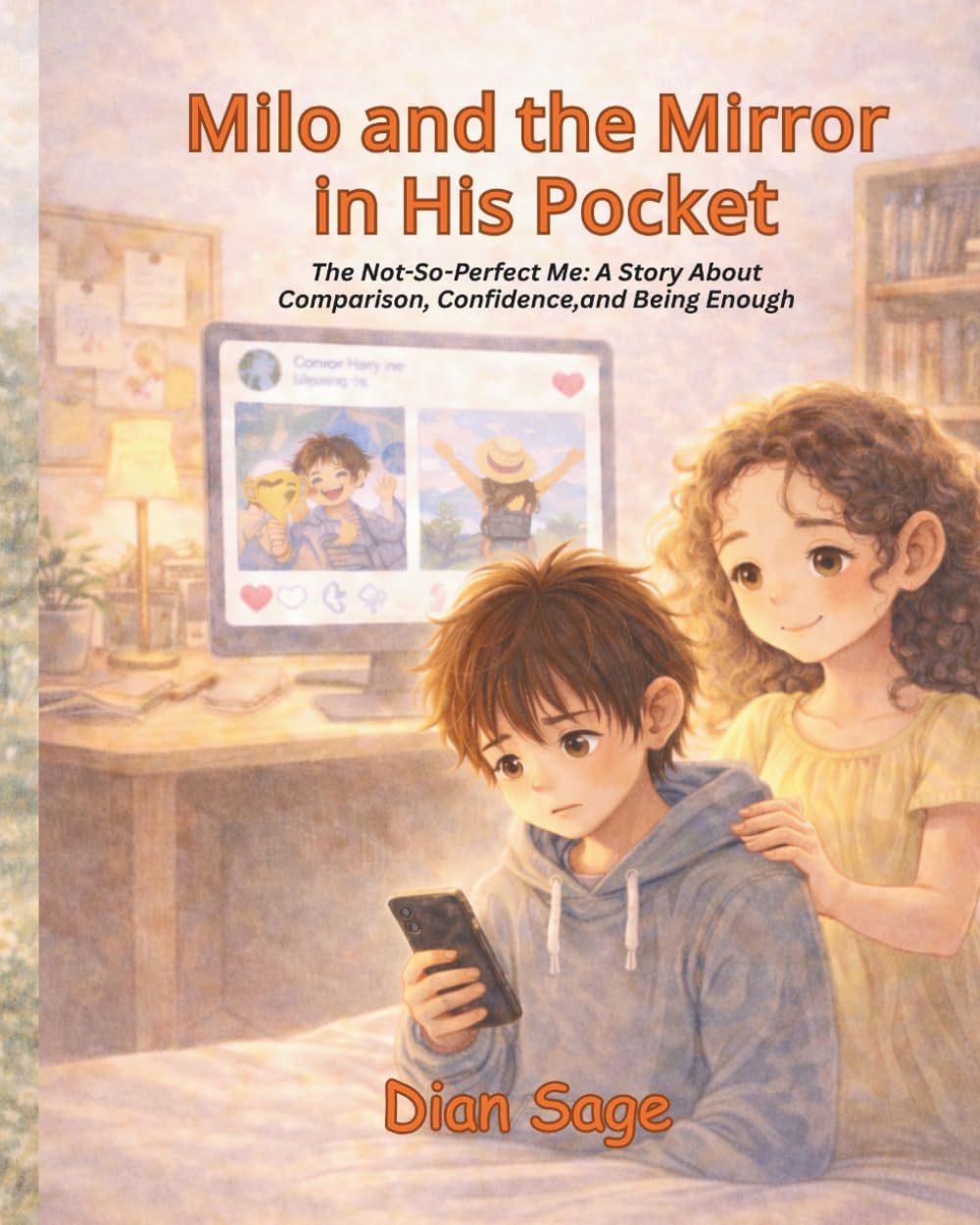 Milo and the Mirror in His Pocket: A Story About Comparison, Confidence, and Being Enough