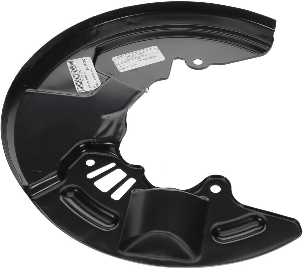 Genuine OEM For Subaru 08-18 Impreza WRX STI Front Left Disc Brake Backing 26290FG010