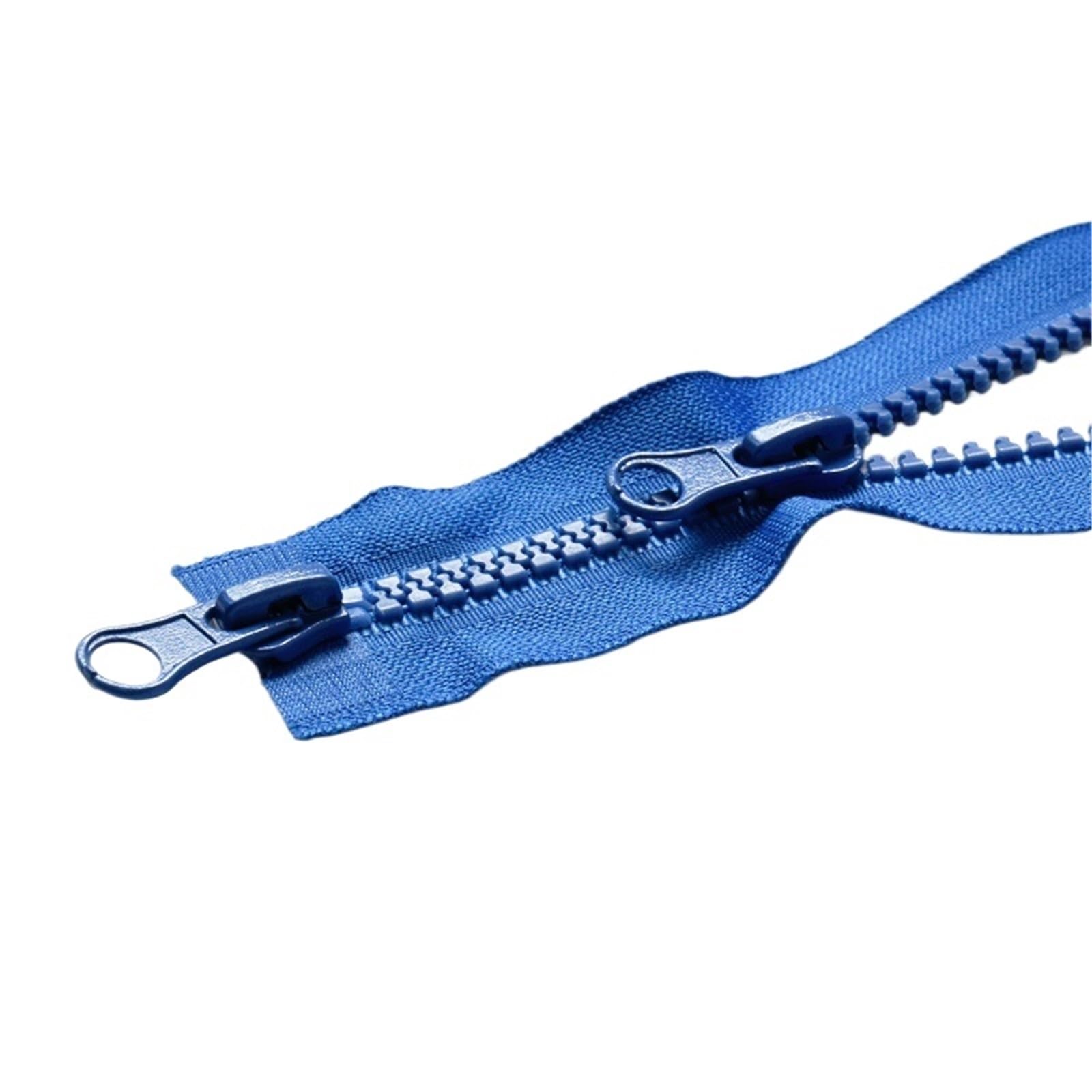 Zippers Sewing, 2-Way Separating Zipper Size 5 Resin Teeth 80cm Multicolor for Sewing(Blue)