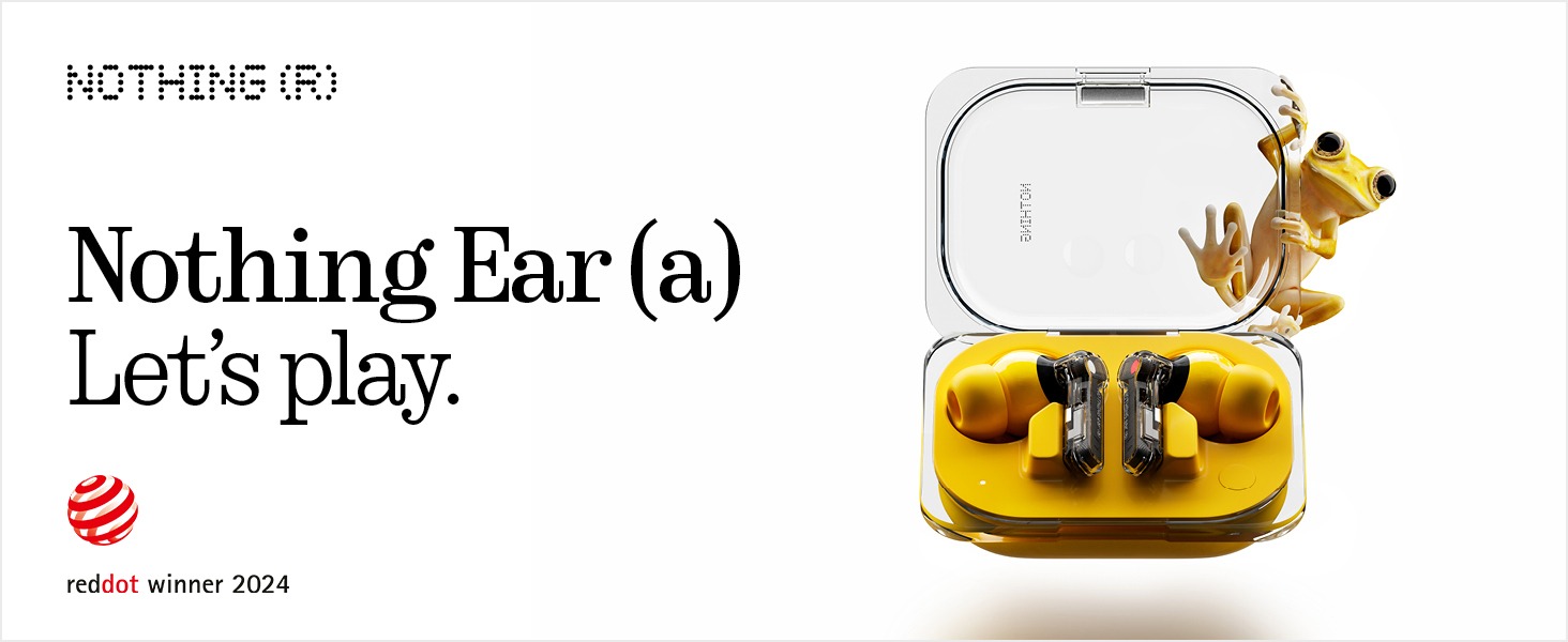 Amazon.com: Nothing Ear (a) Wireless Earbuds, 45dB Hybrid Noise