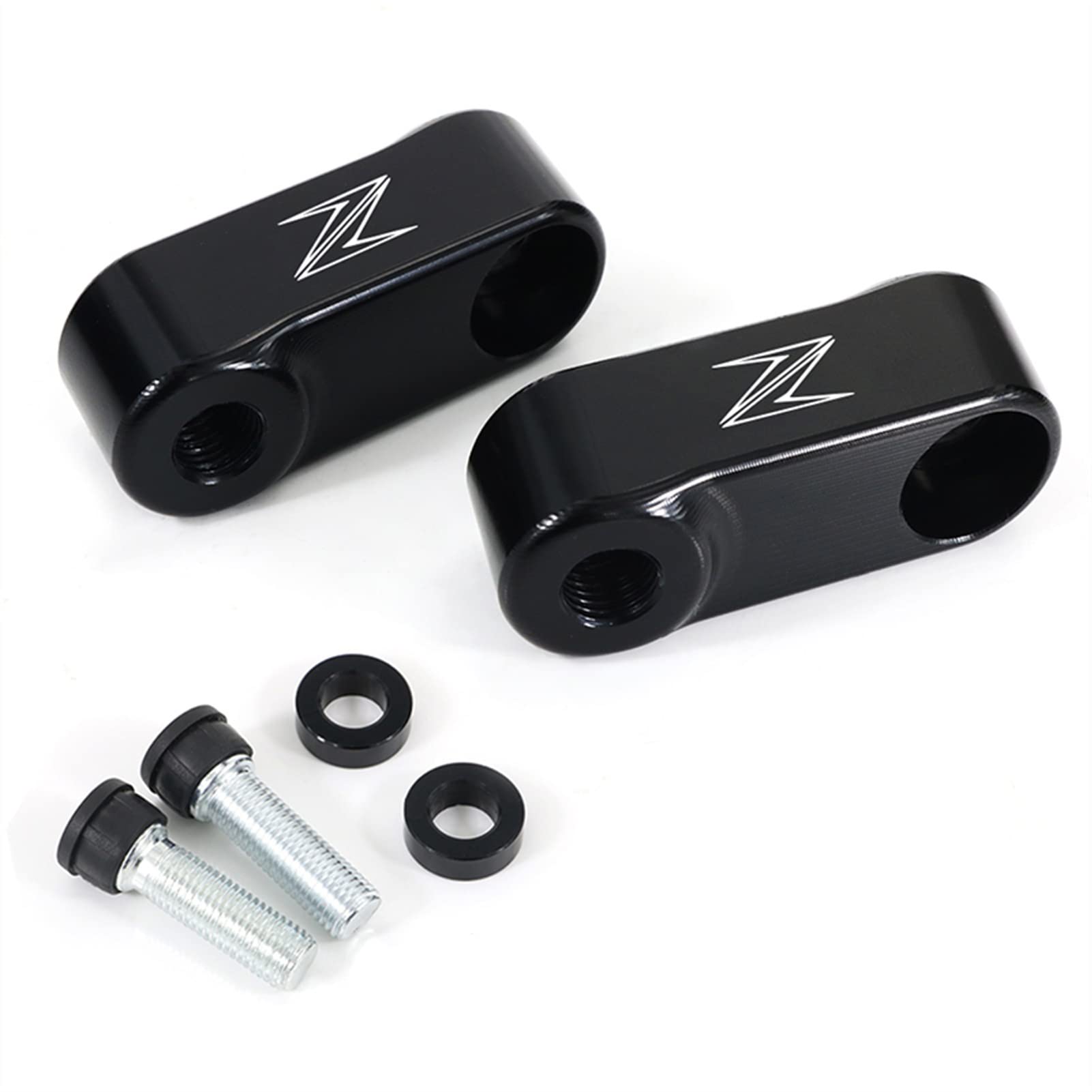 POPUCE Accessories Motorcycle Mirrors Extension Riser Extend Adapter for Kawasaki Z125 Z400 Z650 Z750 R/S Z800 Vulcan S