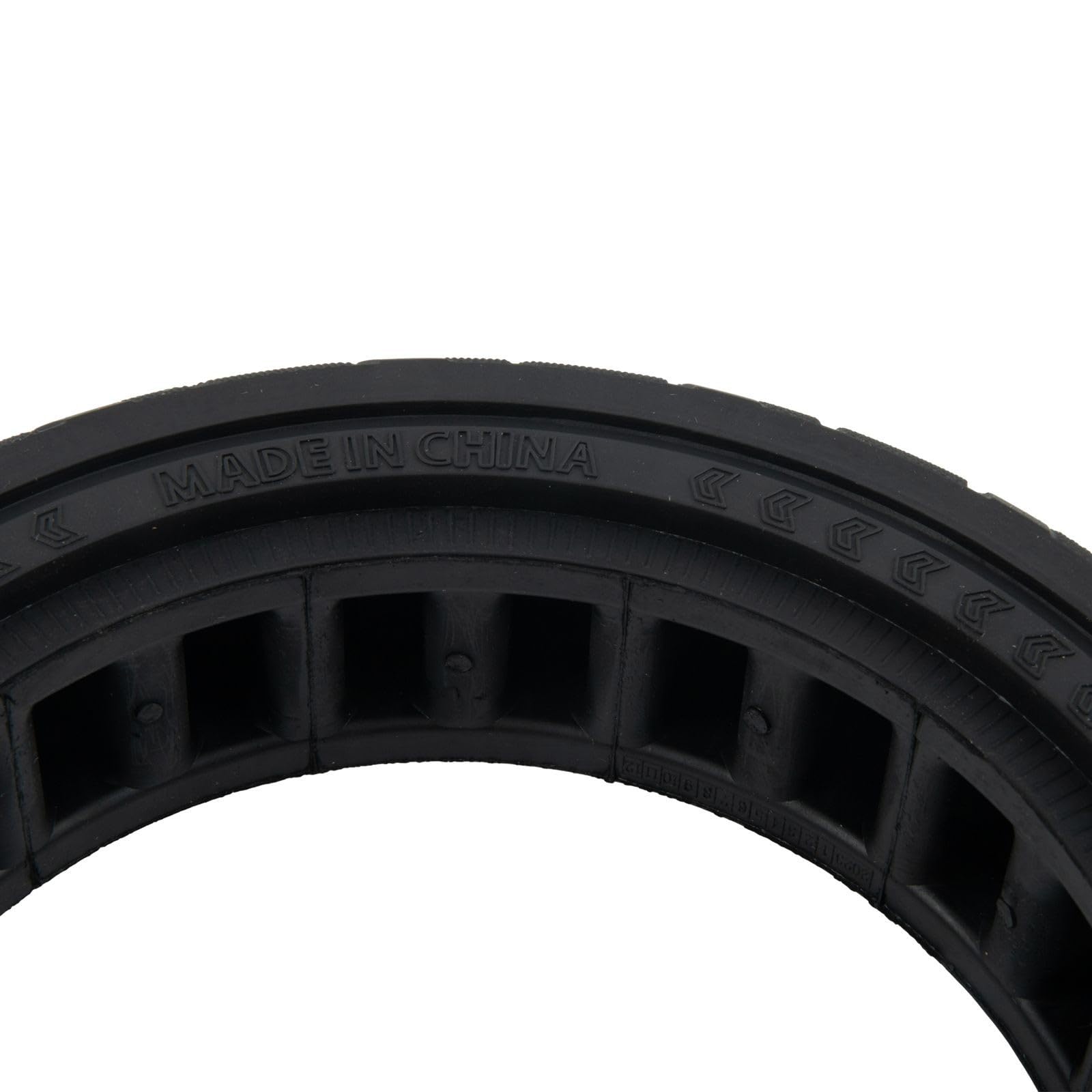 Pneu Solide pour Trottinette électrique 8,5 Pouces 50/75-6.1, Roue de Rechange sans Chambre à air pour M365, Pneu Tout-Terrain en Caoutchouc Noir 720 g, Anti-crevaison