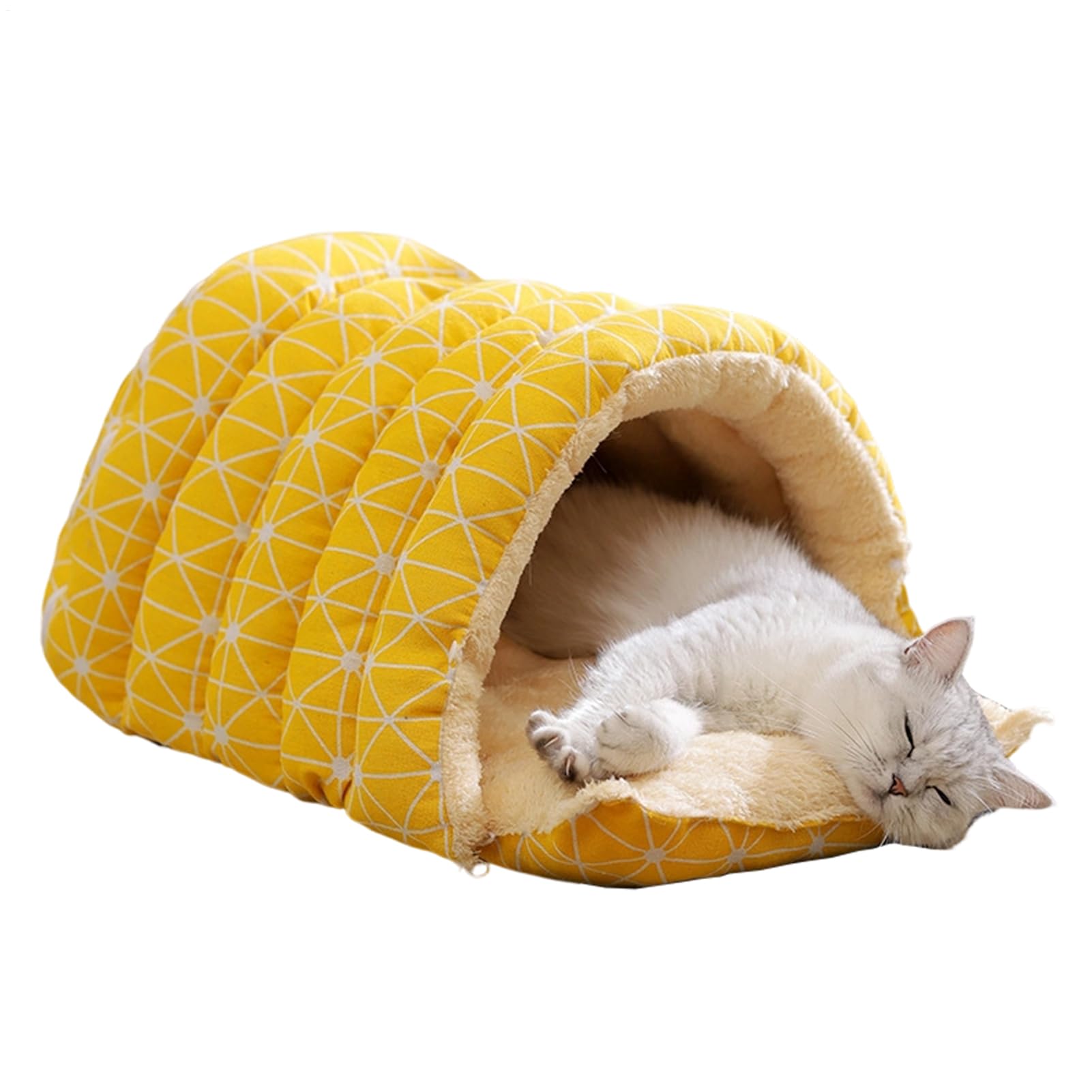 Niche pour chat confortable lavable amovible petit chien chiot