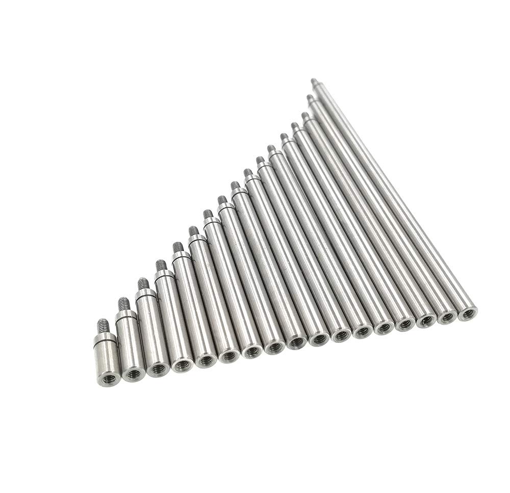 Set Di Aste Di Estensione Per Indicatore - Diametro 4.5mm, Filettatura M2.5, Lunghezze Varie (set C)