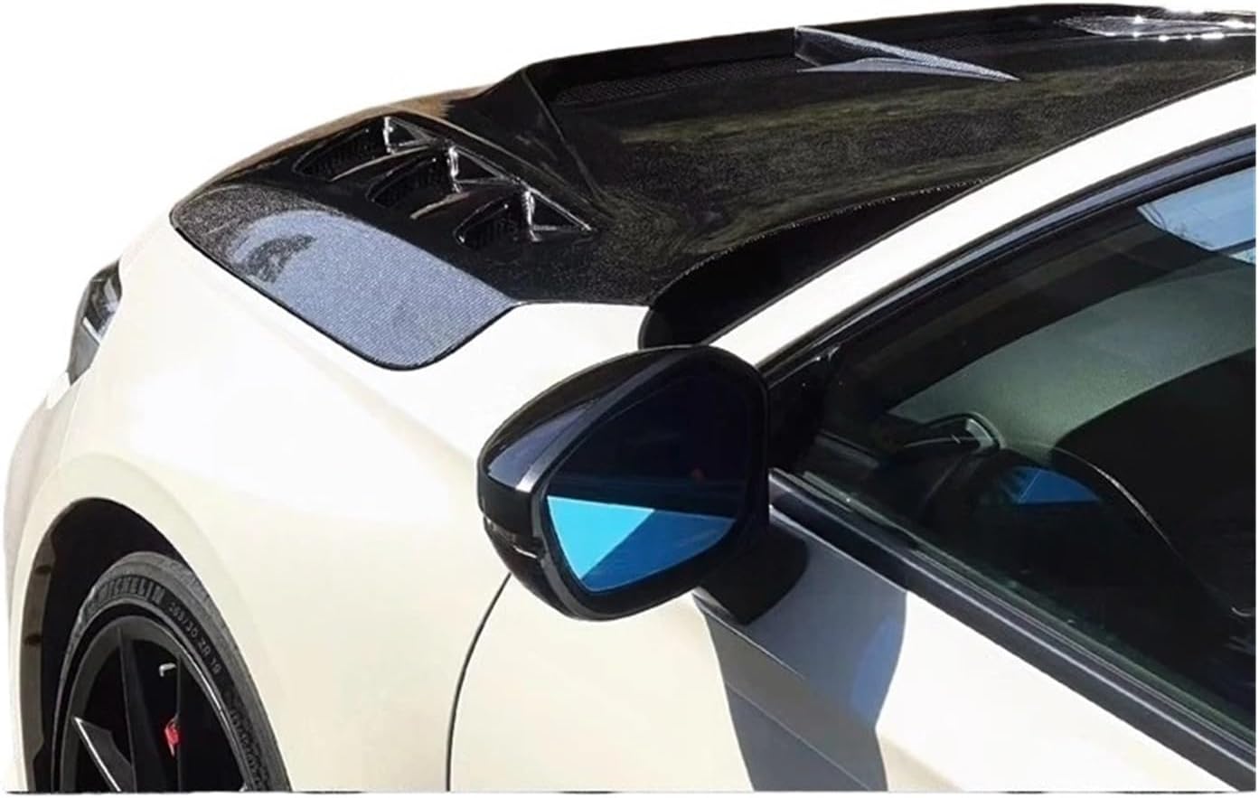 Compatible with Type R FL5 YISO Modified Carbon Brazing Machine Cover Open Hole Hood Model Type R FL5 Engine Cover(Black3)