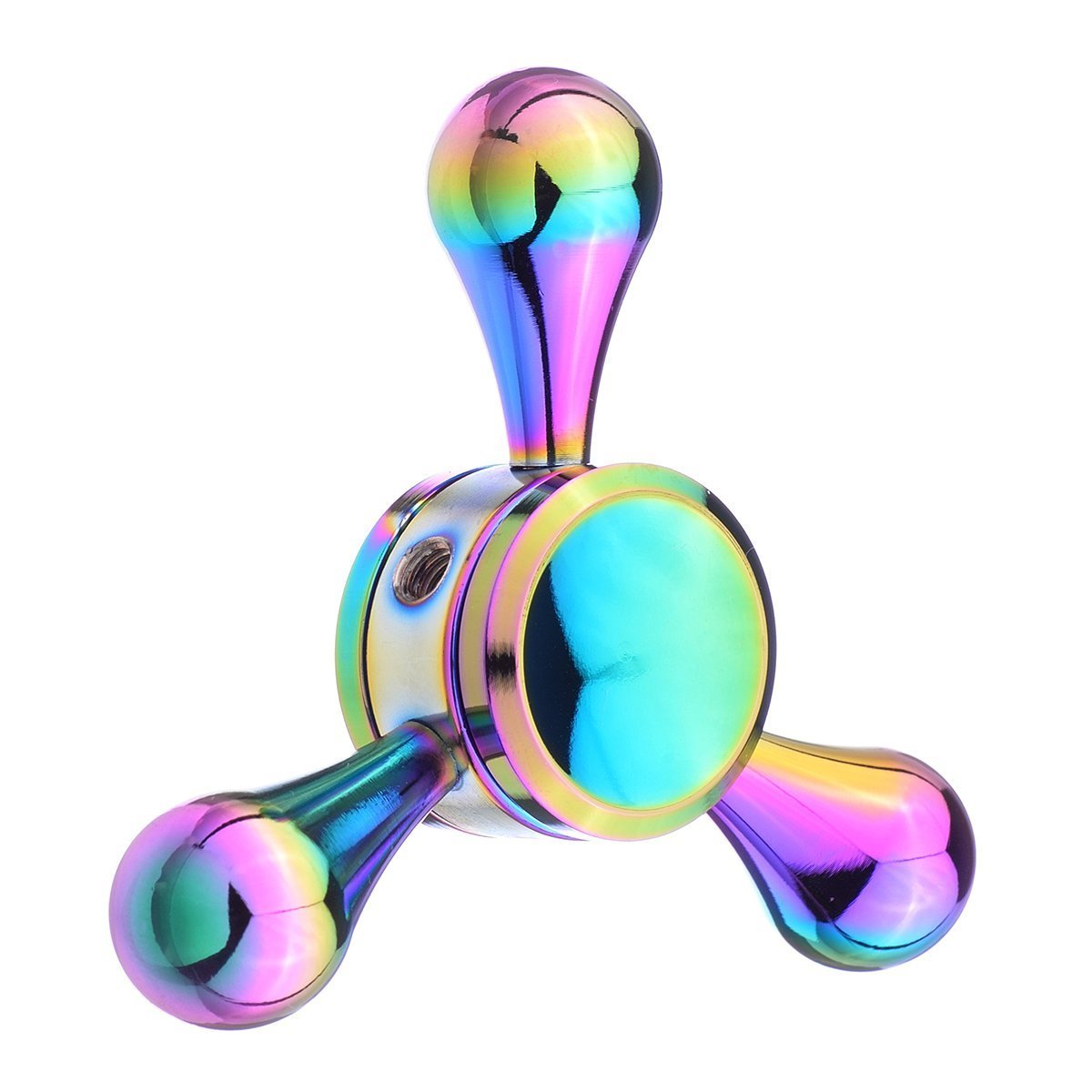 Amazon | 指スピナー ハンドスピナー 貝殻の虹色 水滴状 Hand Spinner