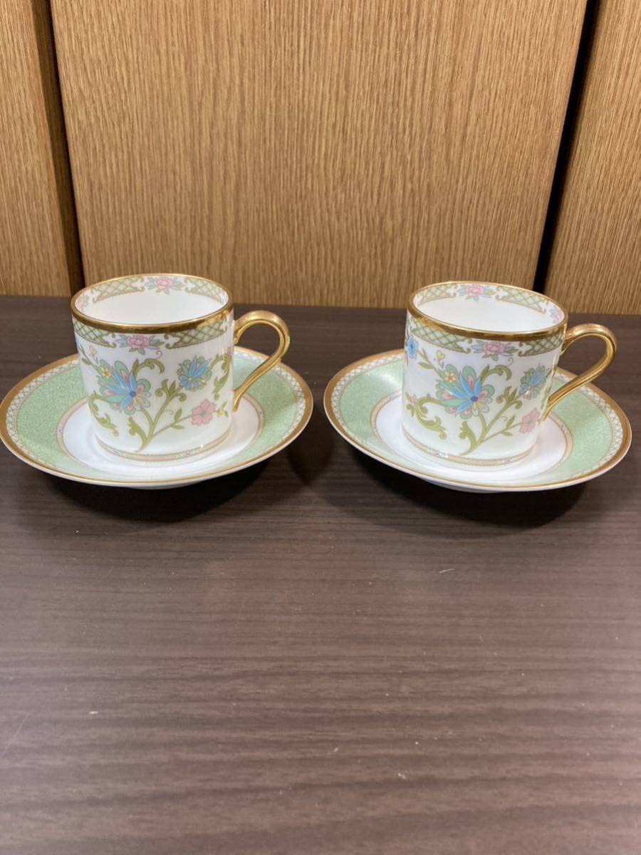 Amazon | ノリタケヨシノ デミタス カップ&ソーサー 2客Noritake 
