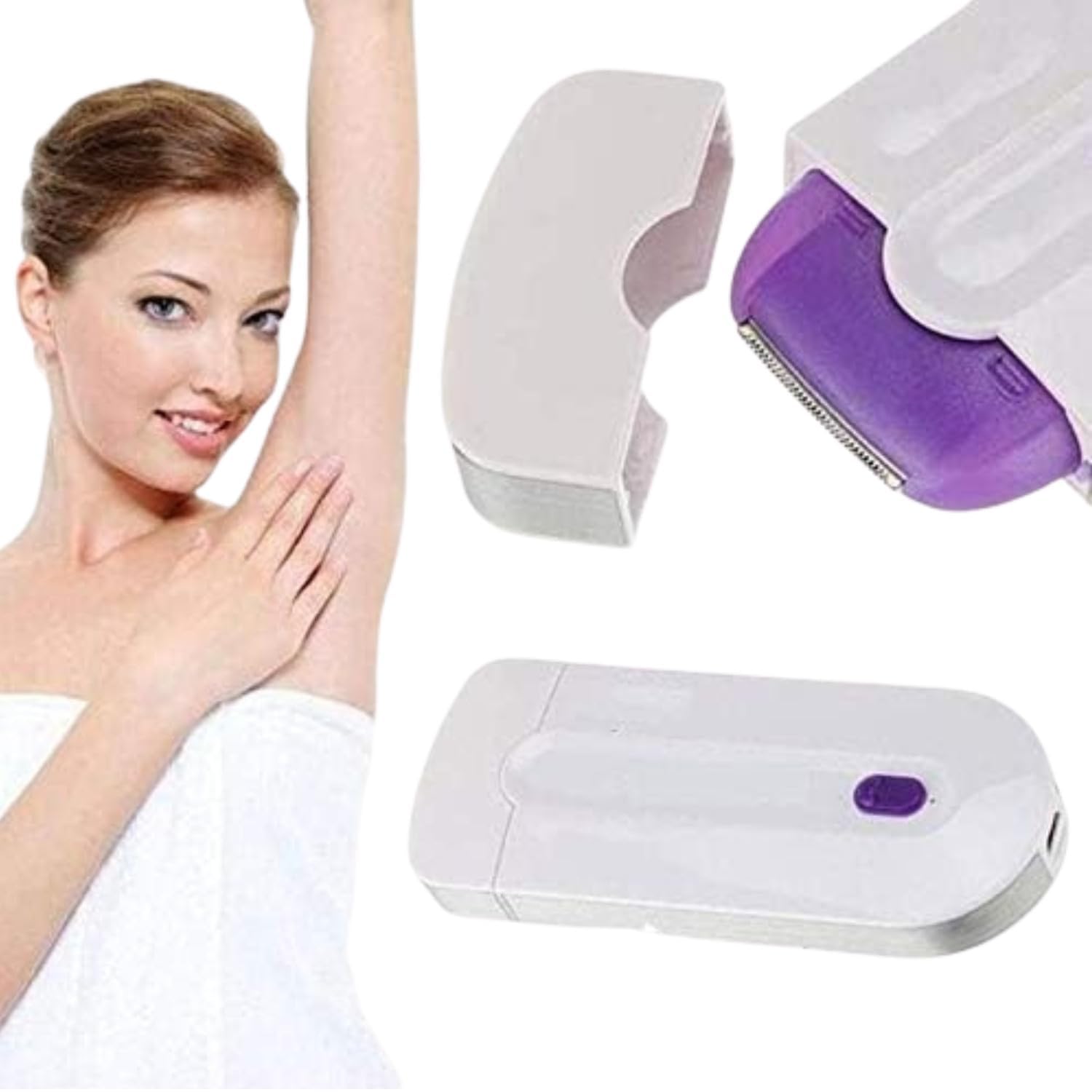 HAVENHUES Rechargeable Instant Pain Free Hair Remover Shever Instant Painless Facial All Body Hair Remover/Trimmer Shaver Machine with Sensor Light for Men and Women (B0D1RCCYXY) Amazon Price History, Amazon Price Tracker