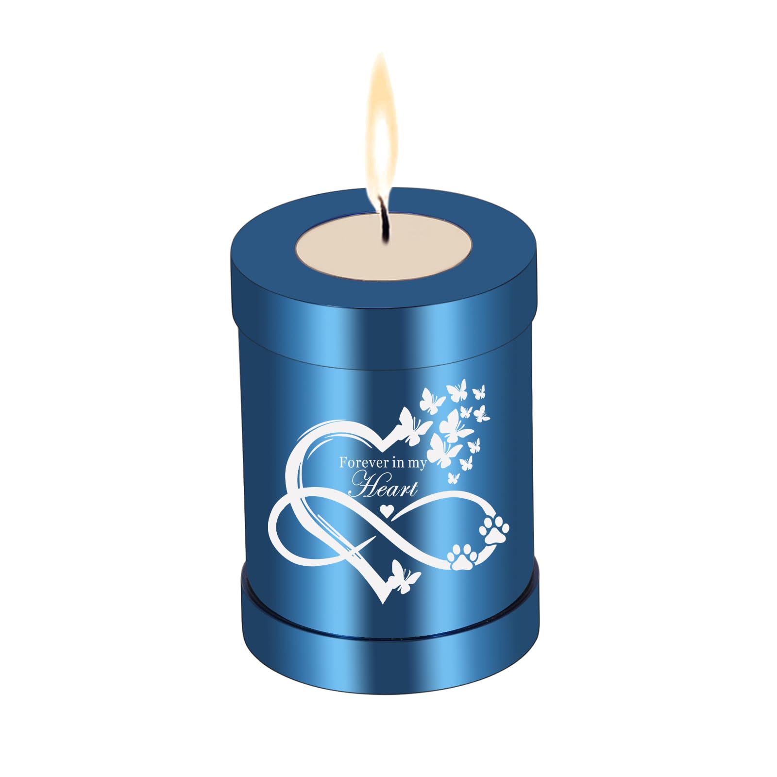Small Urn for Human Ashes Cremation Ashes Storage Keepsake Candle Holder Funeral Memorial Ash Holder for Adult Male Dog Urn Cat Urn — image 1