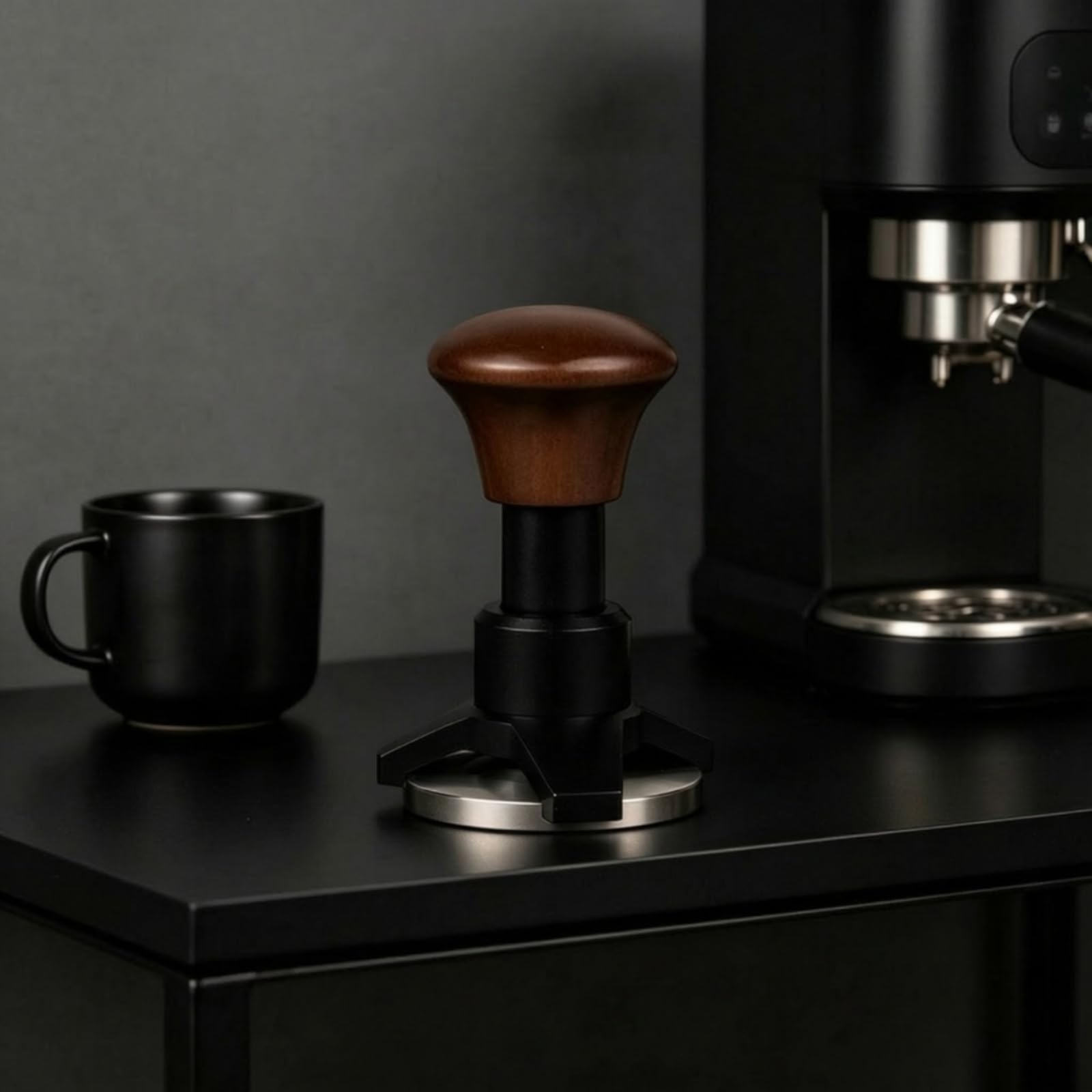 Milageto Tamper da Caffè Professionale Utensile | Uniforme, Costante, Pressino per, Bar, operatori del caffè, 51MM