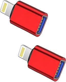 Hatuge Lightning to USB Camera Adapter, Apple MFi Certified USB 3.0 OTG Cable for iPhone 14 13 12 11 XS XR X SE 8 7 6 5 iPad for Connecting Card Reader, Keyboard, Mouse, Piano USB Flash Drive