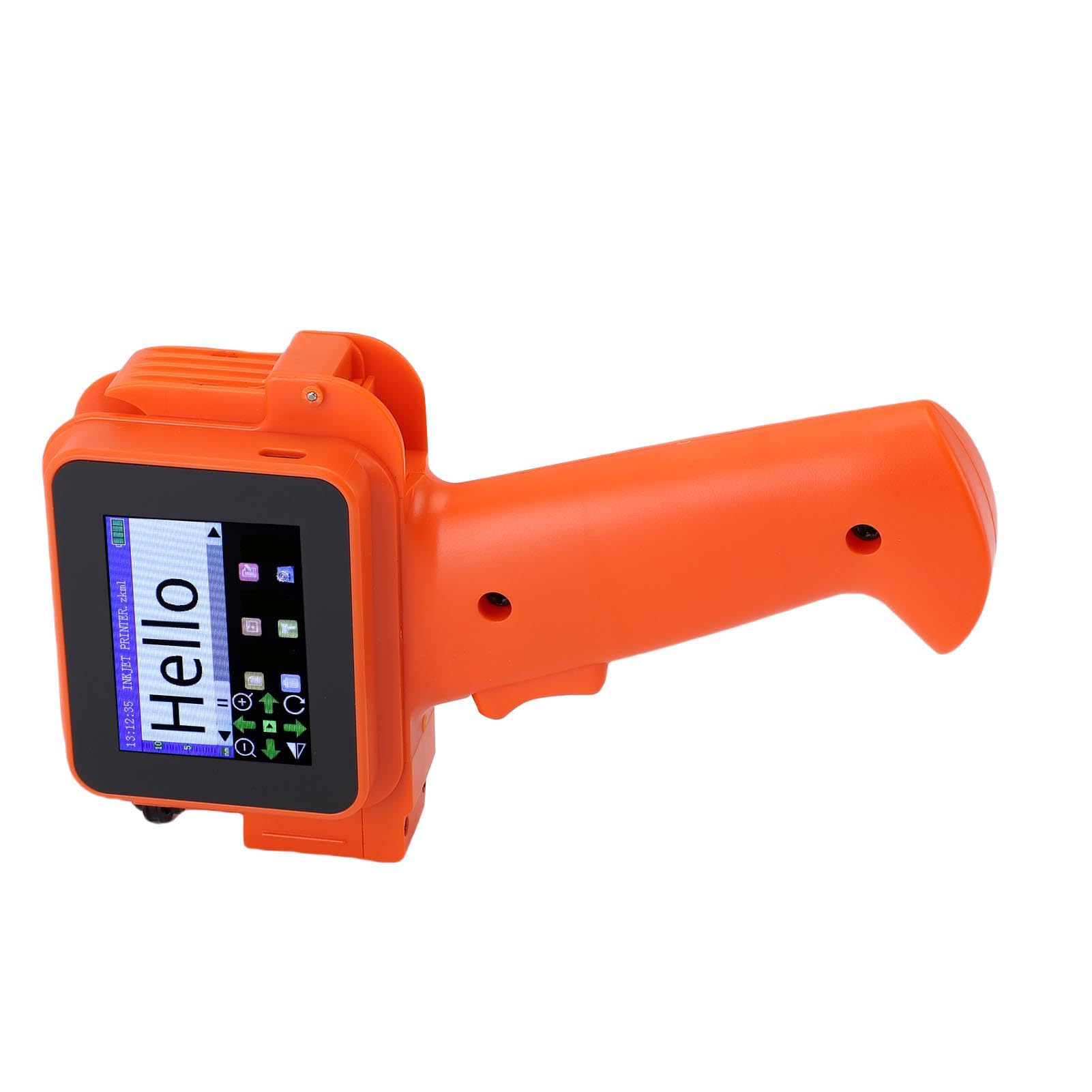 FTVOGUE Impresora de Inyección de Tinta Portátil ABS Impresora de Inyección de Tinta Portátil 600DPI Pantalla Táctil de 2,4 Pulgadas de Impresión de 1 a 12,7 Mm para Código QR Código de Barras Texto