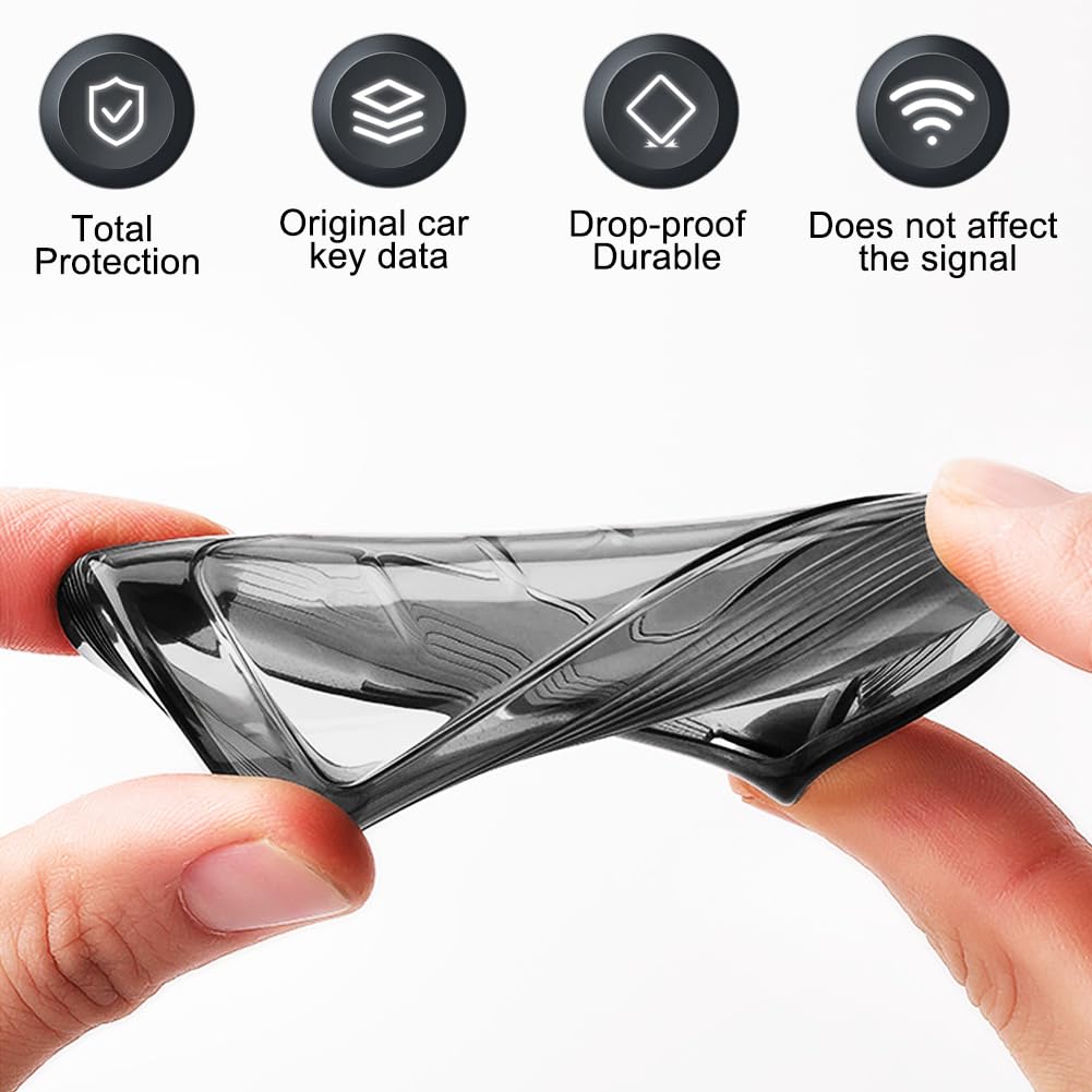 QINQIN LUQIQI Cover In Pelle Per Chiave Auto - Adatta Per Chery Tiggo 8, Arrizo 5 PRO, GX, 5X, EQ7, Tiggo 7 PRO 2020 - Protezione Antigraffio, Colori Vari