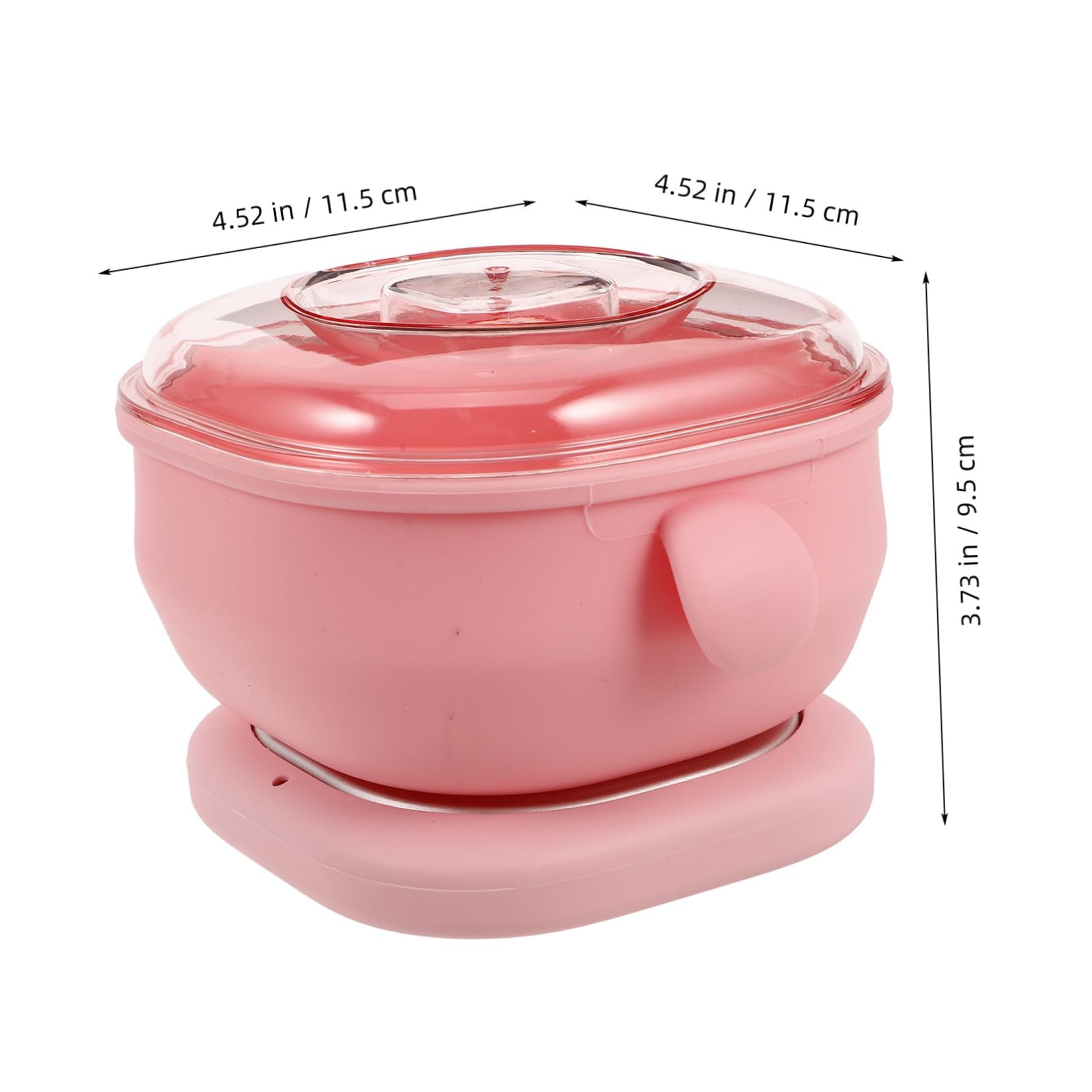Beaupretty Scaldacera Portatile in Silicone Pieghevole per Depilazione a Casa e Salone, Pentola per Cera Non Aderente Facile da Pulire, per Braccia e Ascelle