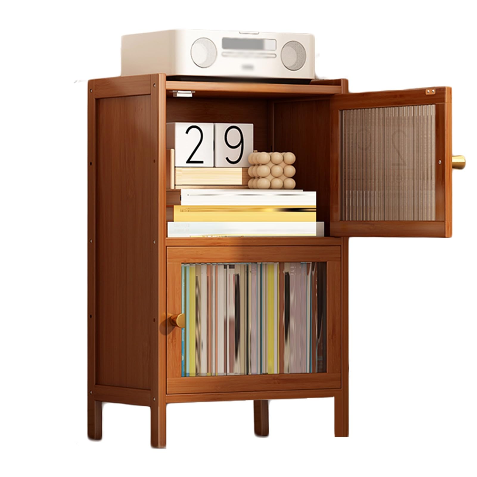 ASerZenith Industrial Corner Bookcase With 5 Layers Storage Display Rack Multi Layer Storage Shelf For Small Space Office (One Color 2Tier)