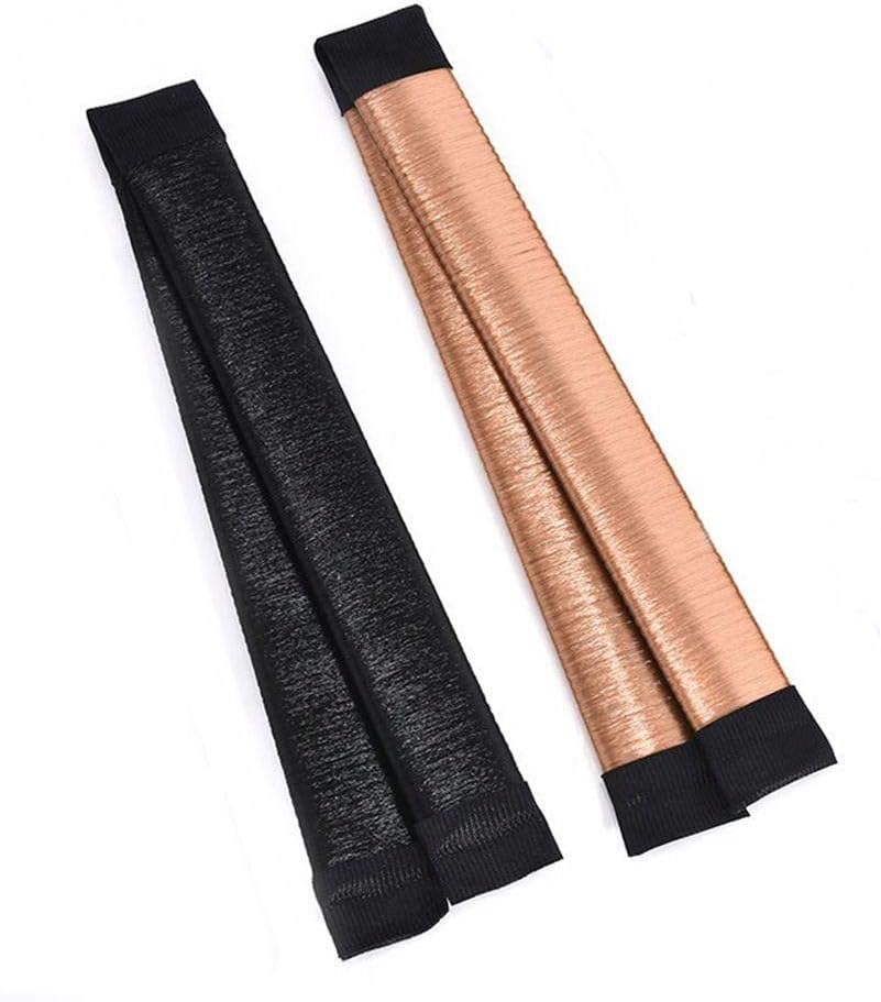 icyber Women's Hair Bun Maker French Twist Hair Fold Wrap Snap (2 Pack)