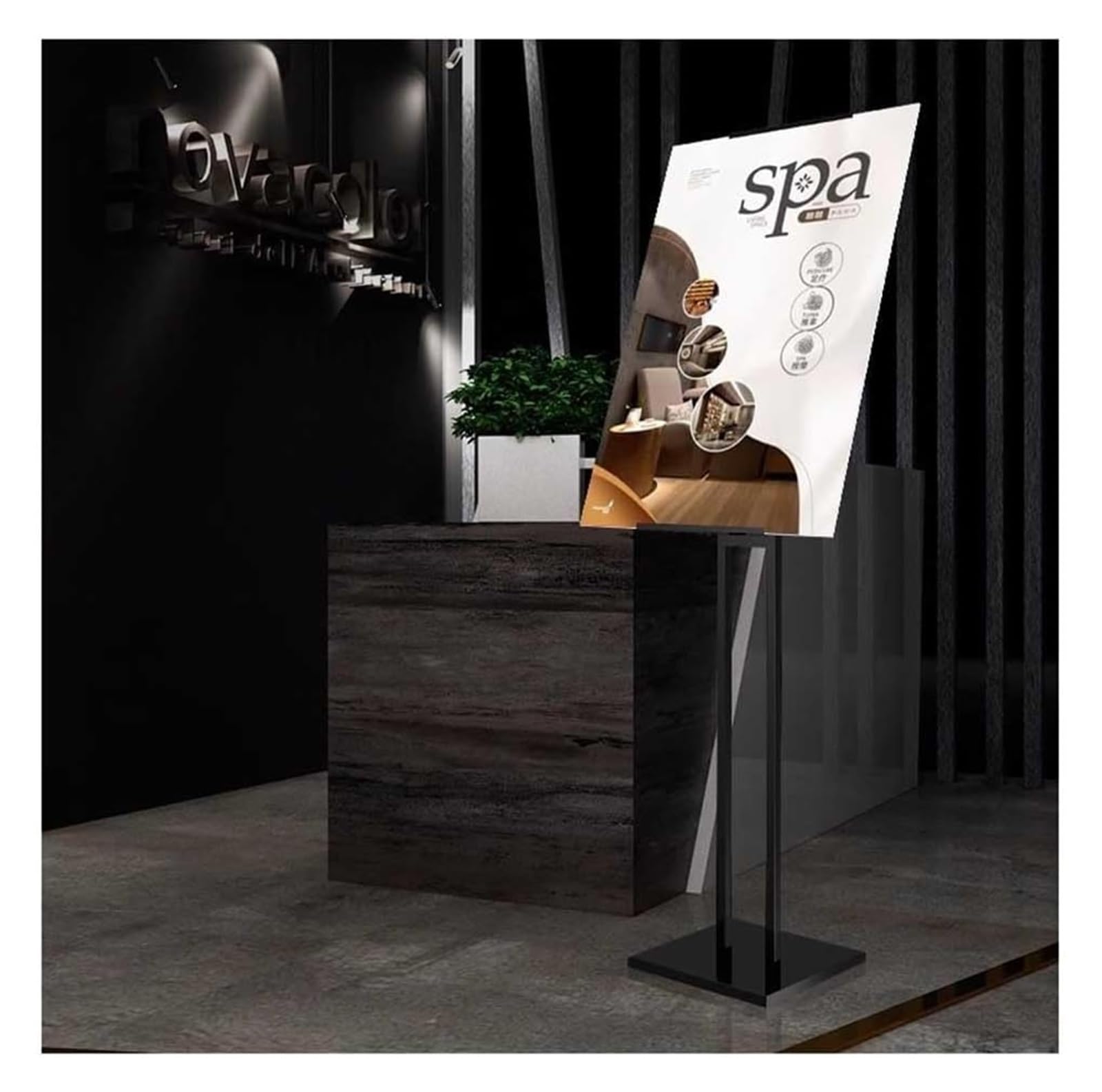 Nisorpa Poster Stand Hoogte Verstelbare KT Board Sign Stand