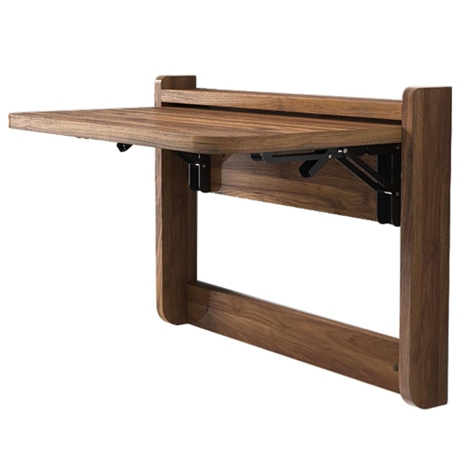 Bureau pliant mural avec coins arrondis pour petit espace