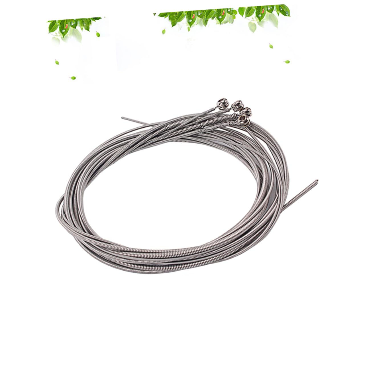 FAVOMOTO 4-piece Set of Stainless Steel Bass Strings .045 .105 Gauge Durable High Performance Ideal for Bass Guitar