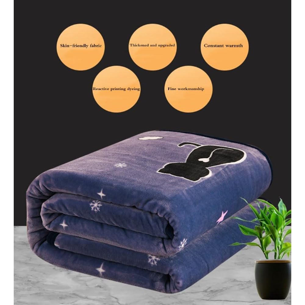 Manta de Lana para sofá, Manta Suave y cálida para sofá, Manta de Franela esponjosa para Dormitorio, sofá, Viaje, niños, Accesorios de Dormitorio (200 * 230cm,A)