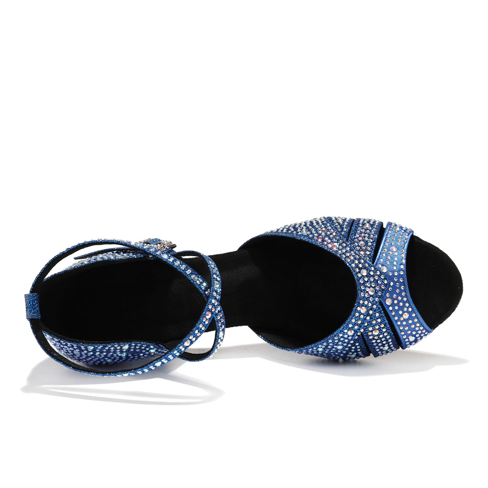 SWDZM Scarpe da Ballo Latino Donna Strass Salsa Bachata Prestazioni Professionale