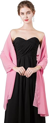 Miniatura 9 de Chalesmantones de gasa suave para vestidos accesorios de mujer