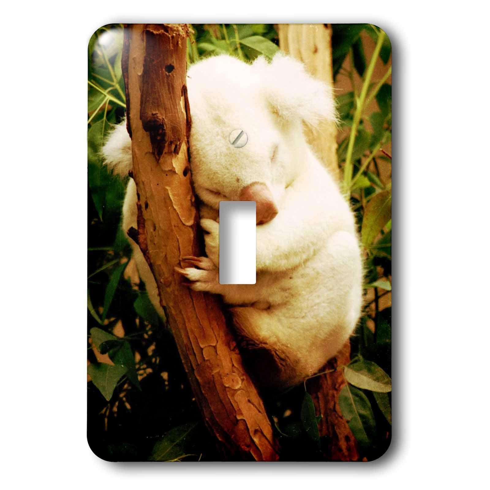 Interrupteur koala albino unique pour personnaliser une chambre d'enfant