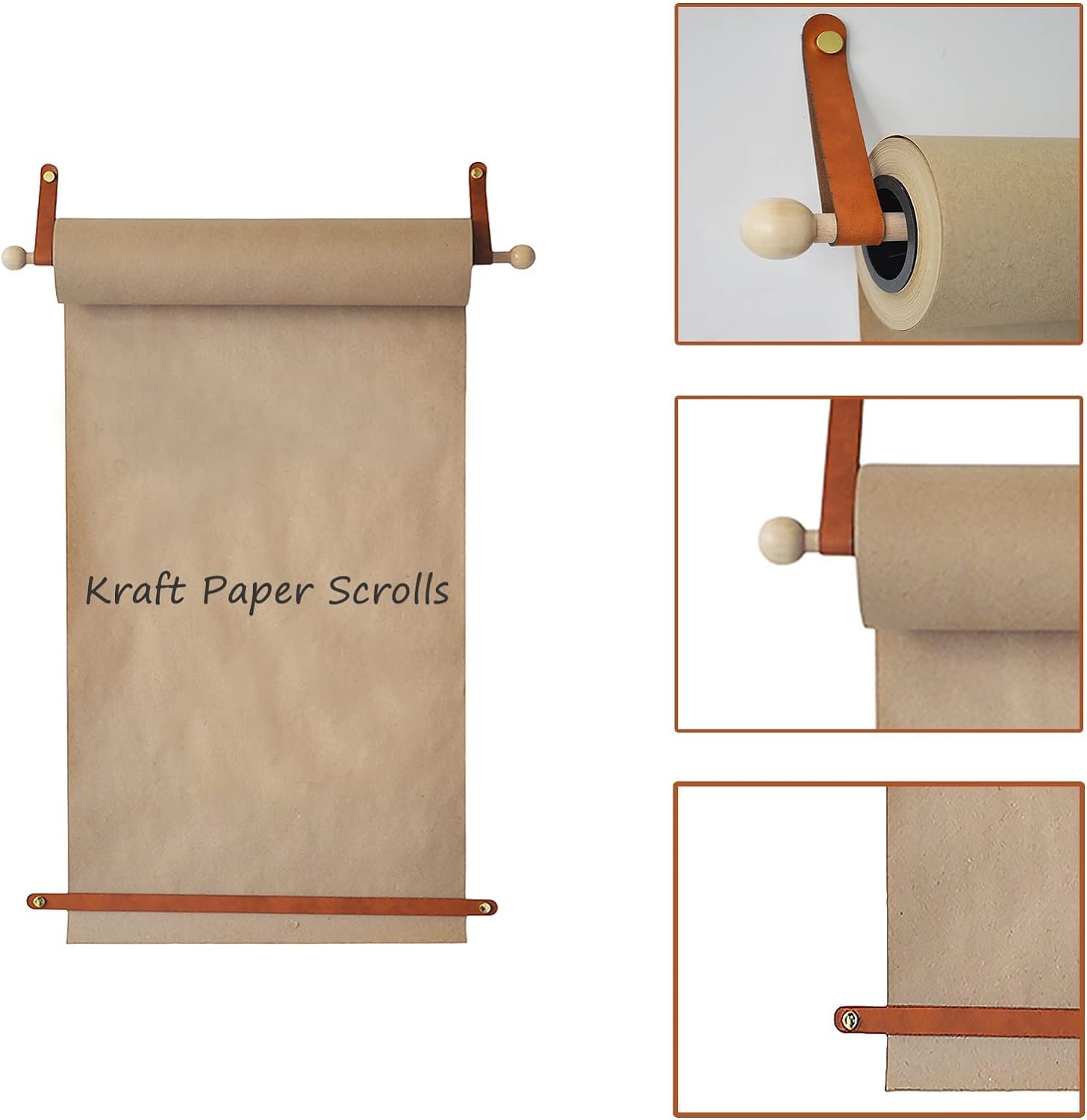 Dozownik Papieru Pakowego W Rolkach O Szerokości 45/64 Cm, Montowany Na Ścianie, Ekspozytor Papieru Pakowego Do Dekoracji Ścian W Kawiarni, Szerokość Papieru Pakowego: 45 Cm/17,7 Cala