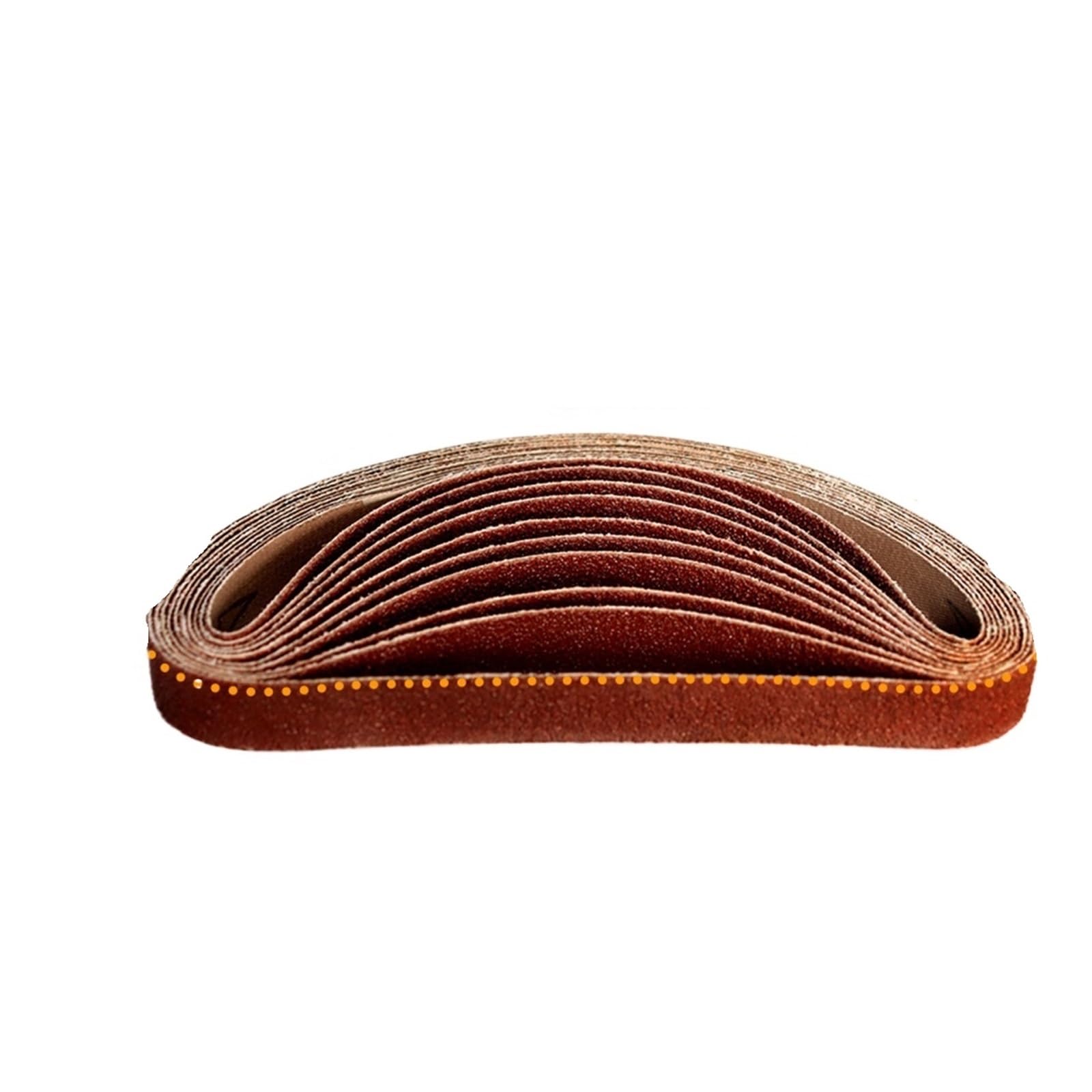 Khascbnf 10Pcs 320 Grit Sanding Belt 10Pcs 520X20mm Sanding Belt 3/4" X 20-1/2" Abrasive Belts P40-1000 Grit Bands For Air Sander Welding Spot Grinding(10Pcs 320 Grit)