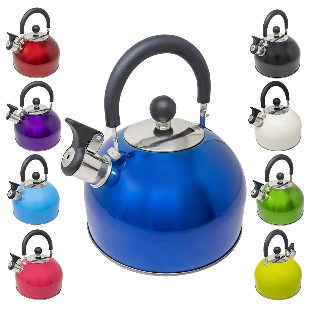 5l Stainless Steel Whistling Kettle Suitable For Fishing Camping