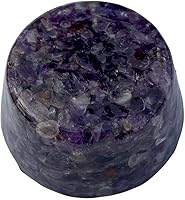 Vista 1 de Amethyst Small Tower Busters Crystal Orgone Generator Energy Accumulator GIFTING TOOL!! Metal Core Made using Advance Harmonics Orgonite Beautiful