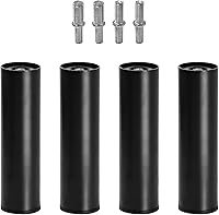 Vista 26 de Patas de metal de 2 pulgadas de repuesto para base de cama ajustable eléctrica, tornillo no ajustable en patas cortas