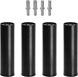 9 inch Bed Legs Replacement Metal Screw in Furniture Legs Set of 4
