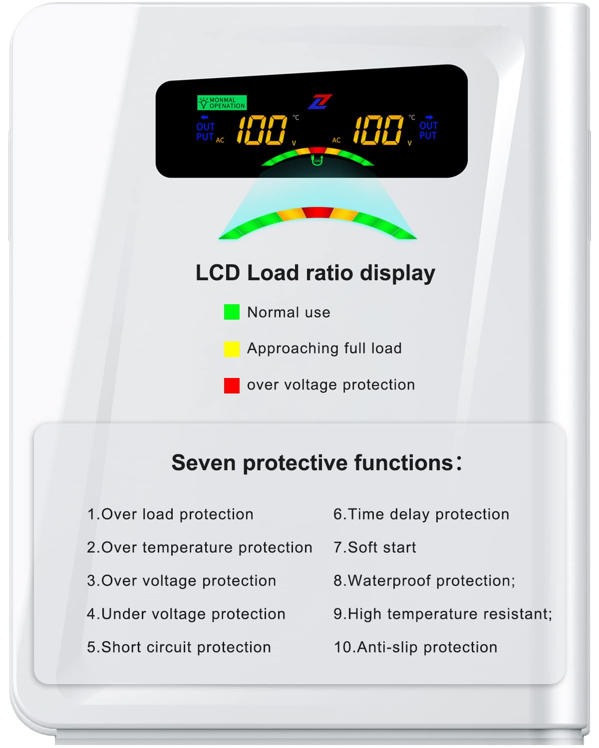 Amazon.com: ZHENGXI 120v to 100v Step Down Transformer 1000W Power