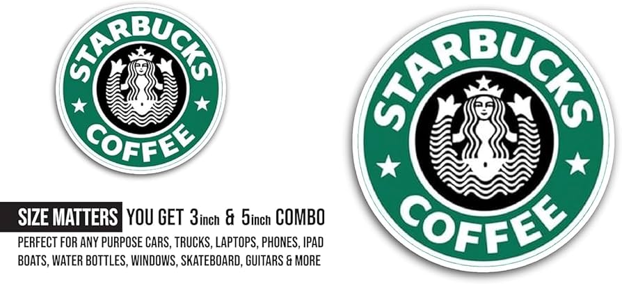 スターバックス　コーヒー　ステッカー Amazon.com: 3