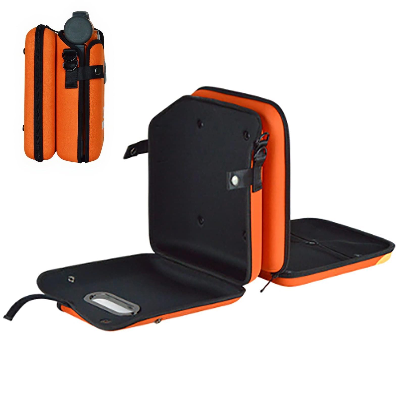 COYEUX Sac De Rangement pour Défibrillateur Aed, Sac De Rangement Durgence pour Traumatismes avec Bandes Réfléchissantes, Compatible avec Le Modèle Aed120g5, Conception avec Fenêtre Transparente pour