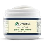 Sombra Cool Pain Relief Gel Cold Pain Relief for Swelling, Growing Pains, Soreness, Post-Workout, Vegan Formula Free of Artificial Fragrances, Dyes, NSAID, Wax, Petroleum, Alcohol - 8oz Jar