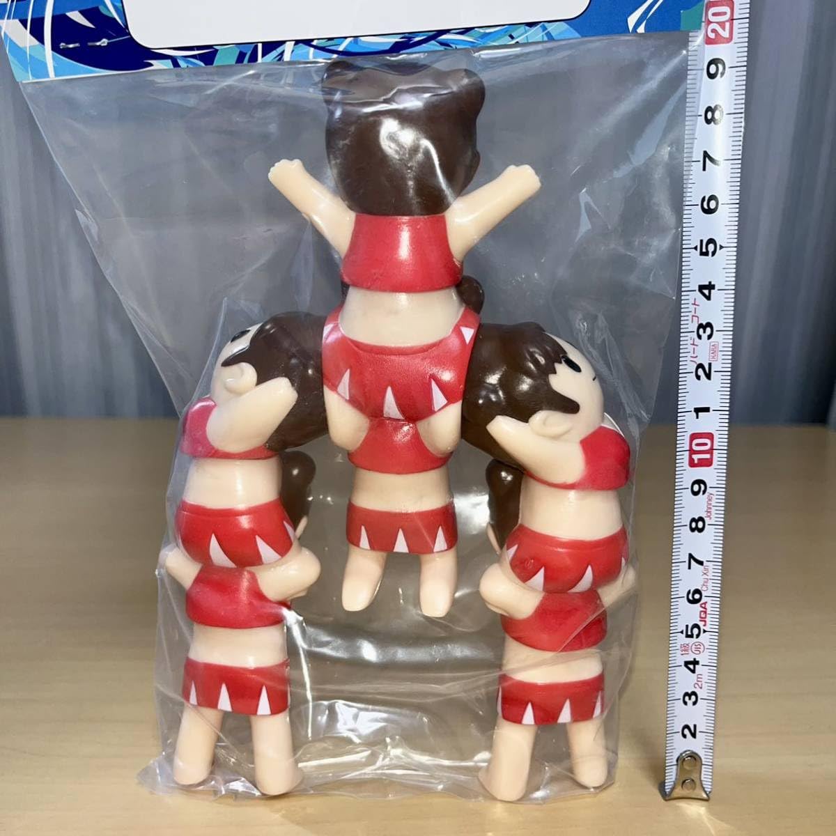 2点セット チアリーダー サンガッツ本舗 ガール ソフビ 未開封 SUNGUTS