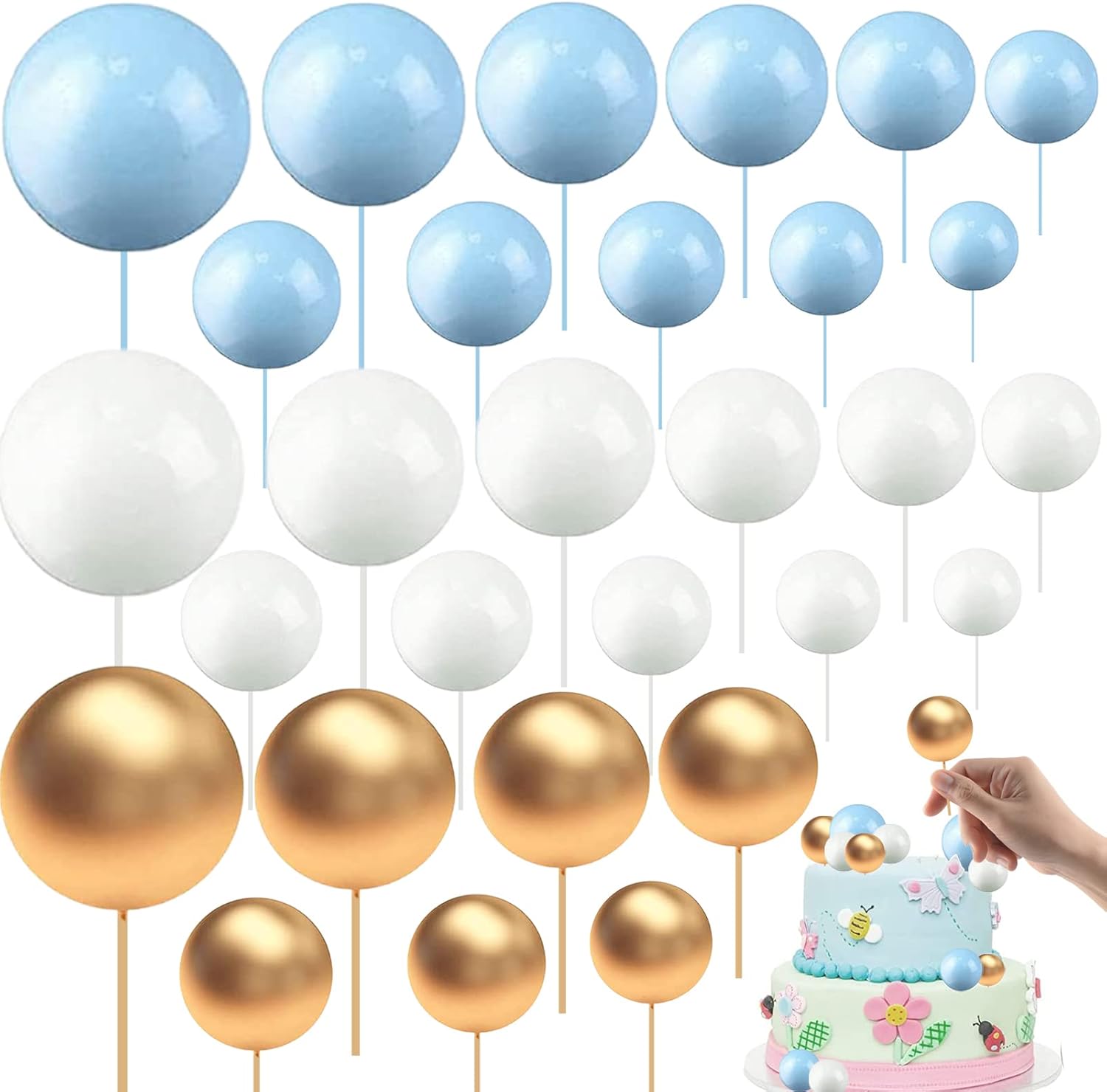 16 Stück Tortendeko Happy Birthday Cake Topper Rosa Glitter Kuchendeko Geburtstag Cupcake Topper Kuchendeckel Mit Luftballon Papierfächer Sterne Tortenstecker Für Mädchen Frauen