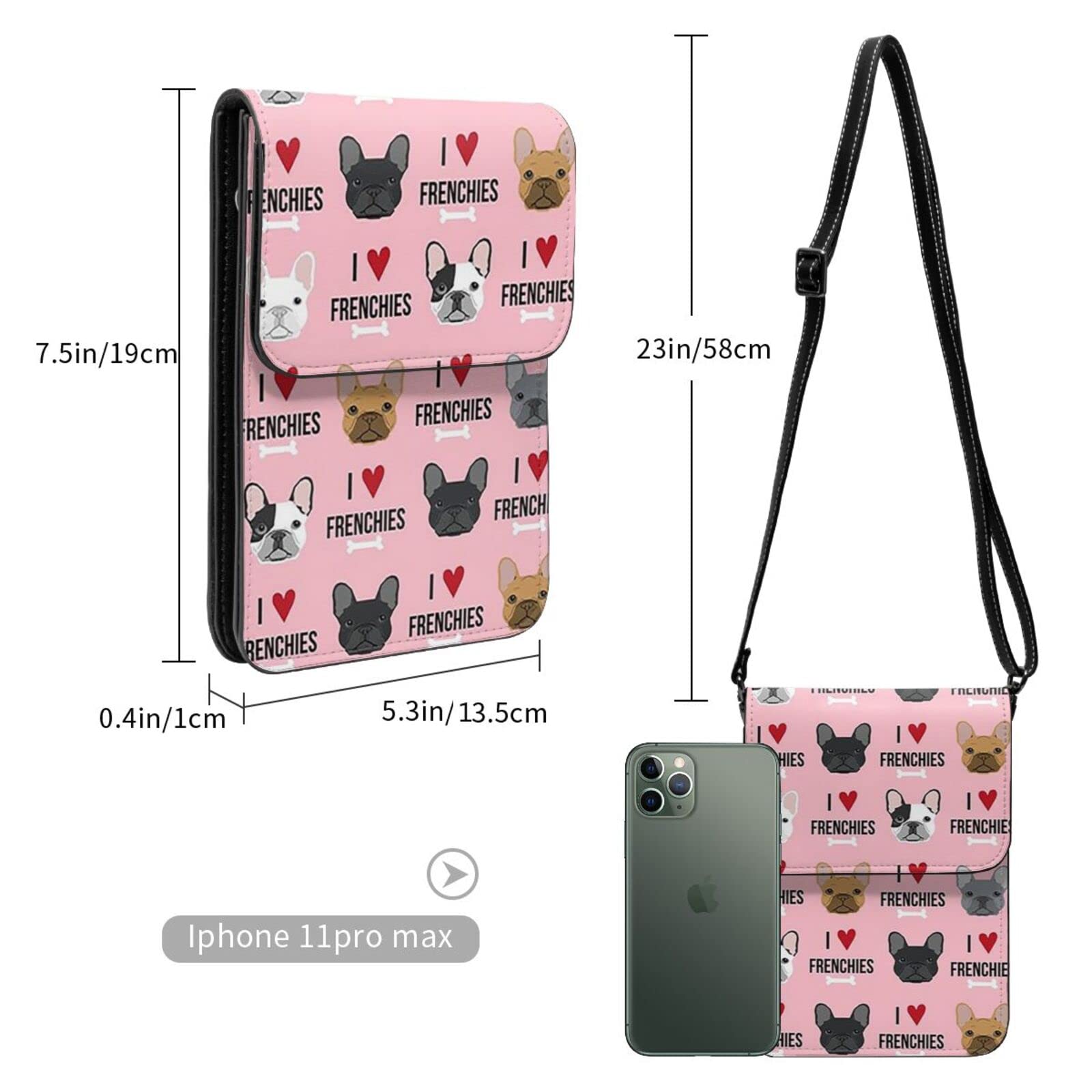 Amazon.co.jp: フレンチブルドッグが大好き スマホポーチ レディース 